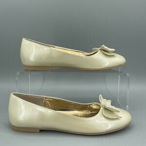 Nina Girls Pegasus Ballet Shoes Ivory Size 4M